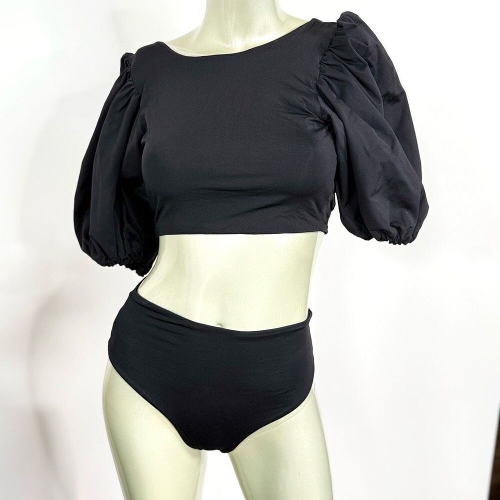 Maygel Coronel Gallega Puff-Sleeve Swimsuit — image 5 of 8